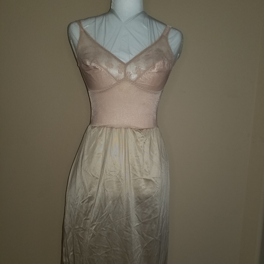 Youthful Creations nude slip dress